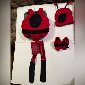 The Children's Place Red and Black Bug Costume